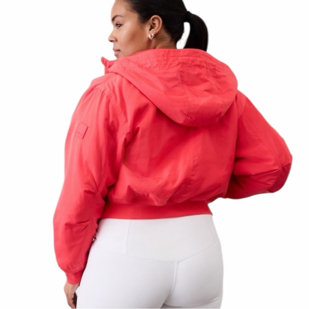NWT Athleta Lucent Bomber - Punch/Large